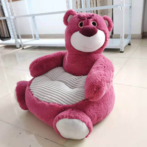 Tatlı koltuklar-peluş tembel kanepe koltuk çocuk oyuncak ayı bebek öğrenme sandalye hayvan şekli çocuk Panda Unicorn peluş oturmak bebek kanepesi - Product Image 3