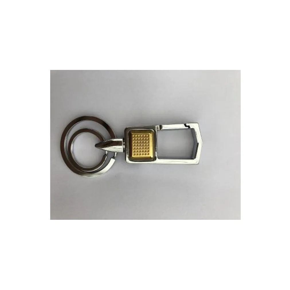 Móc Chìa Khóa Thiết Kế Mới Cao Cấp Vòng Chìa Khóa Quà Tặng Khuyến Mãi Đôi Nhẫn Xe Keychain Biểu Tượng Tùy Chỉnh Kim Loại Móc Chìa Khóa