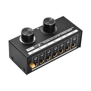 6 in <strong>1</strong>-out Audio Signal Selector <strong>Switcher</strong> 6 <strong>Input</strong> &amp; <strong>1</strong> <strong>Output</strong> Source Selection <strong>Switcher</strong> Audio Signal Selection Switch