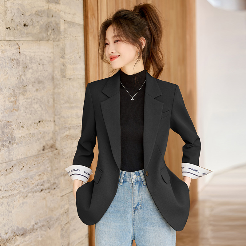 black suit