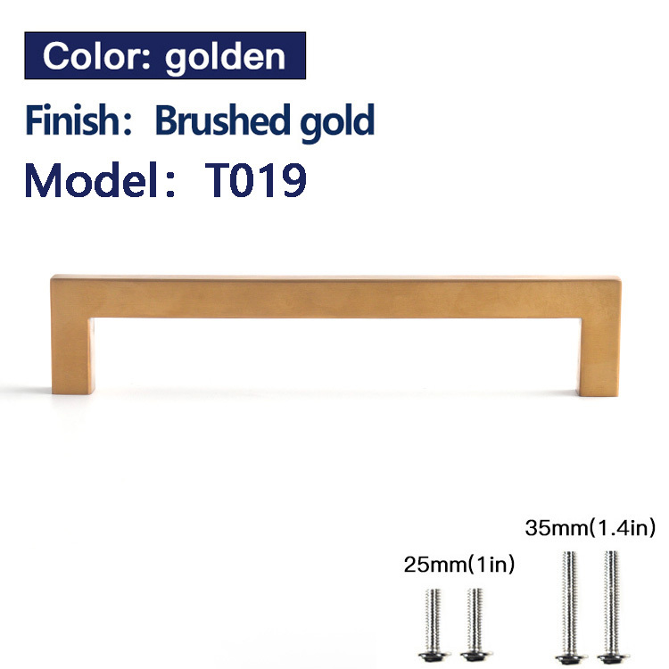 T019 Or brossé