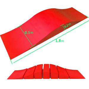 ABS kaykay Grind ray paten kurulu parkı düz sürgü paten rampası - Product Image 2