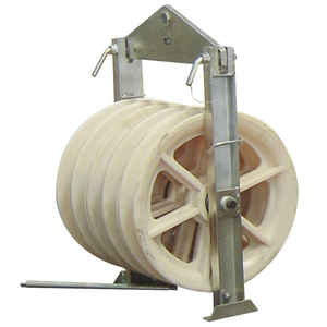 400mm2 Overhead Line <strong>Stringing</strong> Pulley Five-wheel Conductor <strong>Stringing</strong> Pulley <strong>Blocks</strong> - Product Image 3