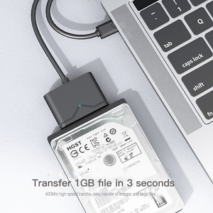 สาย3.0 USB 50cm 6 Gbps สำหรับ2.5นิ้วสายข้อมูลฮาร์ดไดรฟ์ภายนอก HDD SSD - Product Image 5