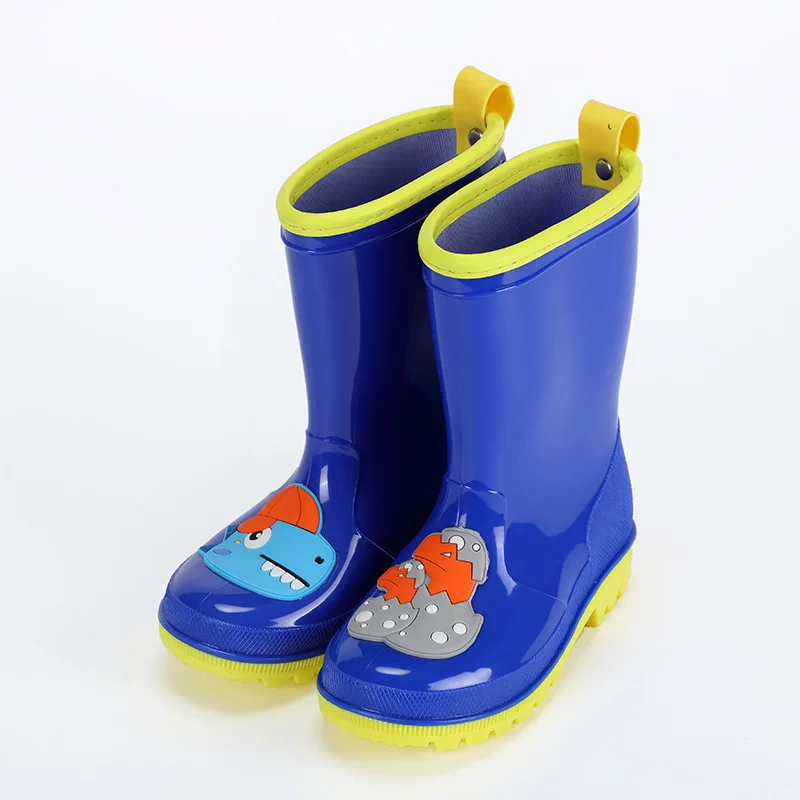 Children Rain Shoes Girls Baby Boys Water Boots Rubber PVC Anti-Slippery Mid-Calf Rain Boot Kids