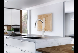 <span class=keywords><strong>2025</strong></span> New đơn LEVER Rotating 304 316 thép không gỉ kéo xuống chì miễn phí bồn rửa nhà bếp Vòi tap với kéo xuống phun - Product Image 6