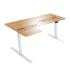 Mesa de altura ajustable eléctrica de carga de 100KG, escritorio de pie para sentarse, marco de mesa eléctrico de pie con motor dual - Product Image 4