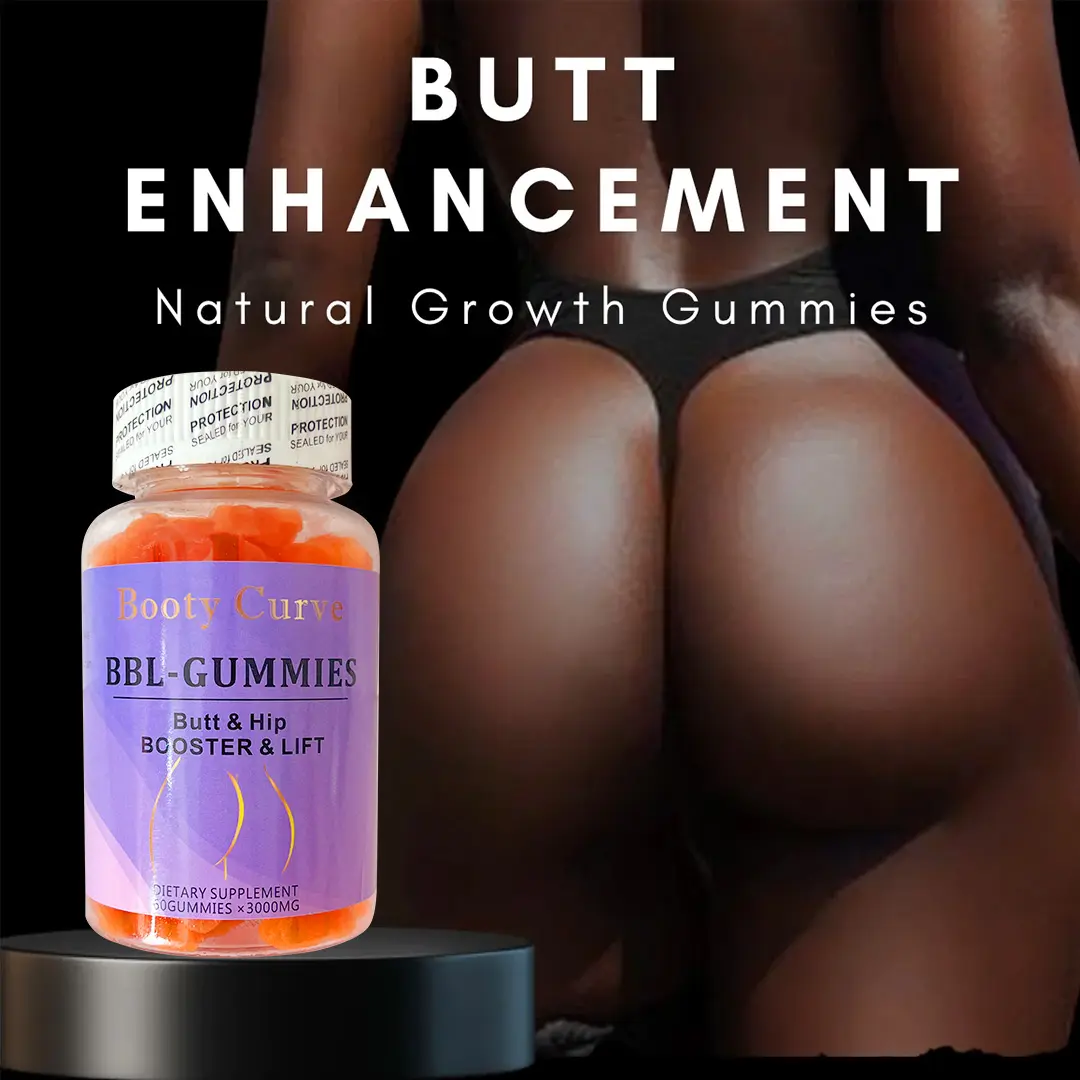 Chiến lợi phẩm đường cong BBL Gummies Maca thuốc mông tăng cường Gummies hông và mông lớn mở rộng Gummies cho mông và hông mở rộng