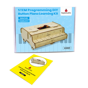 Stamm programmierung DIY Button Piano Learning Kit Kinder Lernspiel zeug Programmier bare Projekt-Kits mit Micro bit Board