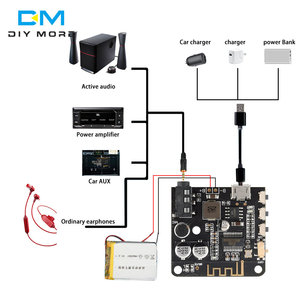 VHM-314 scheda ricevitore Audio Blue-tooth 5.0 scheda di decodifica senza perdita MP3 modulo musicale Stereo Wireless Kit elettronico fai da te - Product Image 6