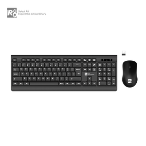 Conjunto combinado de teclado y ratón de tamaño completo, OEM/ODM, personalizado, 2,4 GHz, USB, - Product Image 1