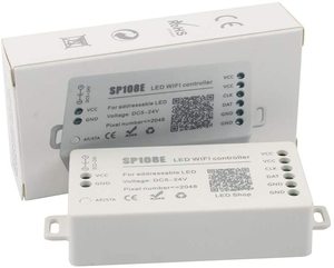 SP108E светодиодный пиксельный Wi-Fi контроллер для WS2812 WS2813 SK6812 адресуемый волшебный RGB пиксели полоска Dream Color WiFi светодиодный контроллер - Product Image 6