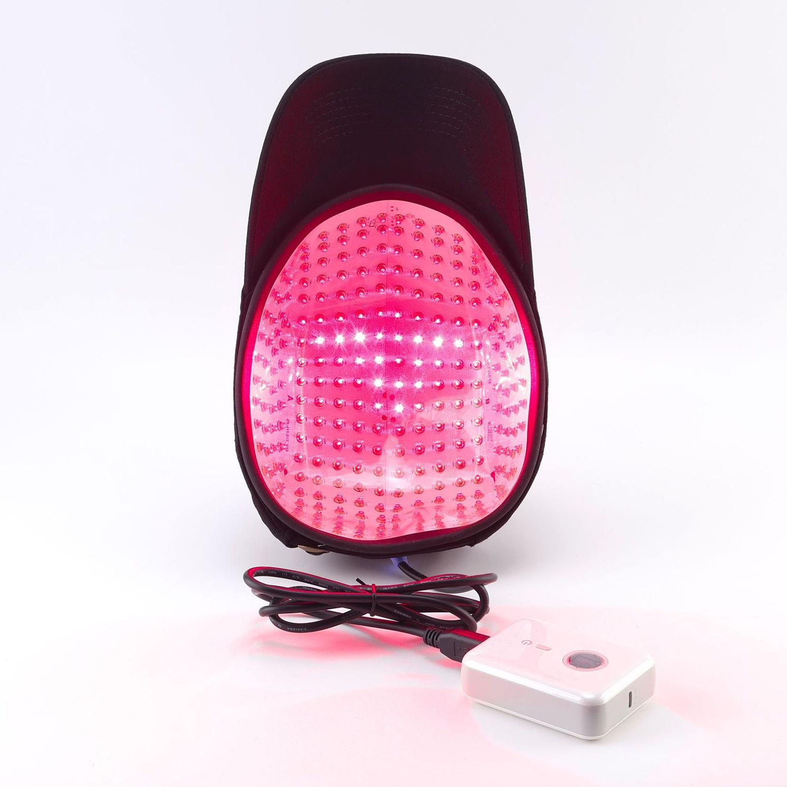 Casquette Lumineuse Rouge 272 LED