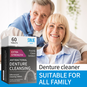 60 Stück Prothesen pflege Brause tablette Prothesen reinigungs tabellen Retainer Solution Dental Clean ser Großhandel Aligner Reinigung - Product Image 6