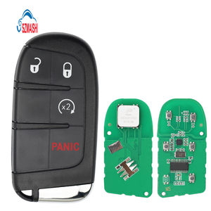 SZMAISHI 4ボタンスマートリモートカーキーFCCID M3N-40821302 PN 68250337ABジープ用2017-2022自動車キーレスエントリーキー - Product Image 1