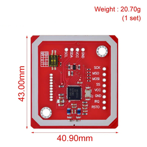 1Set PN532 NFC RFID modulo Wireless V3 kit utente lettore modalità Writer IC S50 Card PCB I2C IIC SPI HSU per Arduino nuovo - Product Image 6