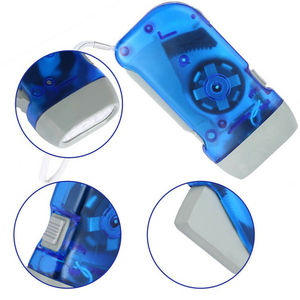 3 <strong>LED</strong> Hand Torch Light Hand Pressing Crank Power <strong>Wind</strong> <strong>up</strong> Dynamo Hand Crank Flashlight Camping Pressing <strong>LED</strong> Flashlight - Product Image 6