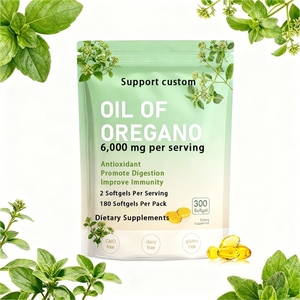 Minyak Oregano kapsul Softgel 180 300 Unit berisi minyak biji hitam antioksidan anti GMO minyak bebas Gluten dari Oregano Softgel - Product Image 3