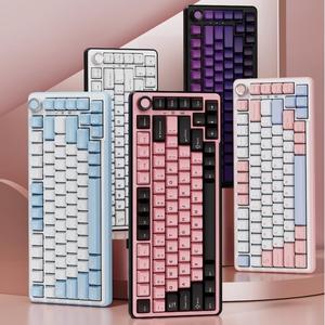 EWEADN GS75 75% cơ khí Ba chế độ chơi game Bàn phím 82 hot-swap USB/có dây 2.4 gam cho Bluetooth phím độ trễ thấp với đèn nền - Product Image 1