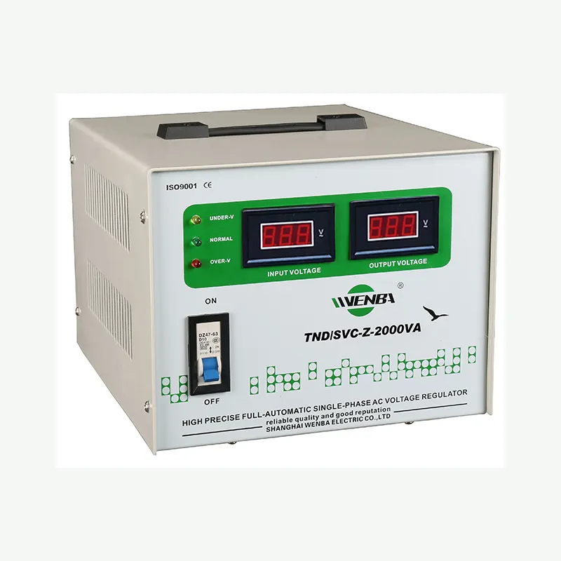 Power Stabilizer SVC 2000W AVR AC Home Voltage Stabilizer For 110V 220V 240V Auto Regulator 3KVA For Microwave Oven