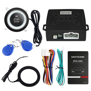 EASYGUARD Universal EC004 DC12V Smart RFID Car Alarm <strong>System</strong> with <strong>Push</strong> Start <strong>Button</strong> &amp; <strong>Keyless</strong> <strong>Go</strong> <strong>System</strong> - Product Image 1
