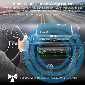 JMC <strong>CAR</strong> <strong>AUDIO</strong> 1 Din with BT 2USB Support Phone App Control <strong>Car</strong> Radio - Product Image 4