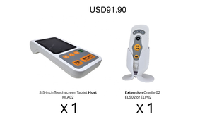 סיטונאי 3.5 אינץ 'מסך מגע אלחוטי אינטרקום מארח 433mhz פאגר עבור קליניקה מסעדה-דגם hl02 - Product Image 3