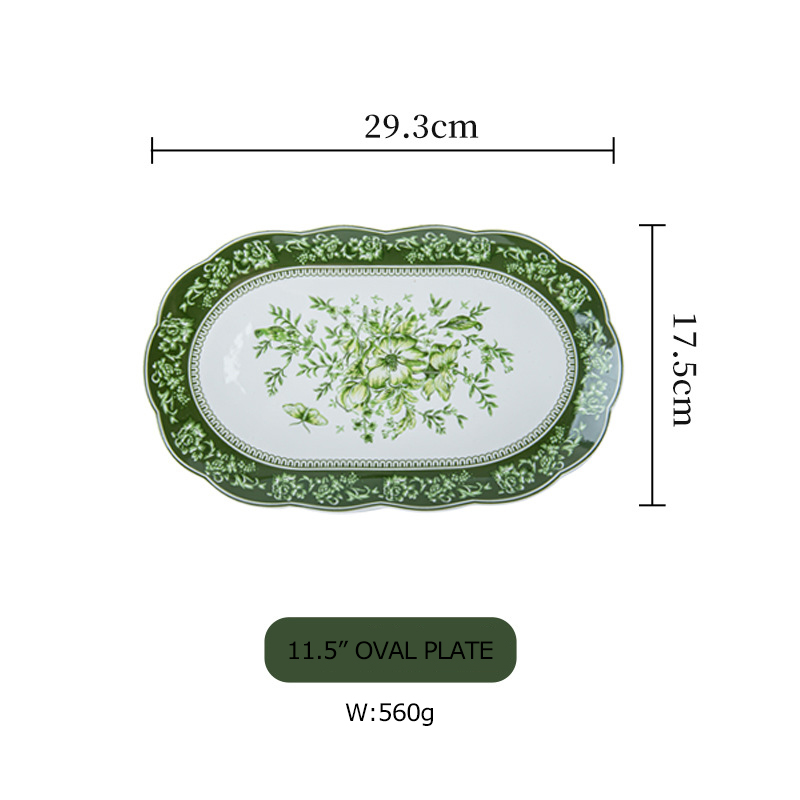 Ovale Blanc 11,5"