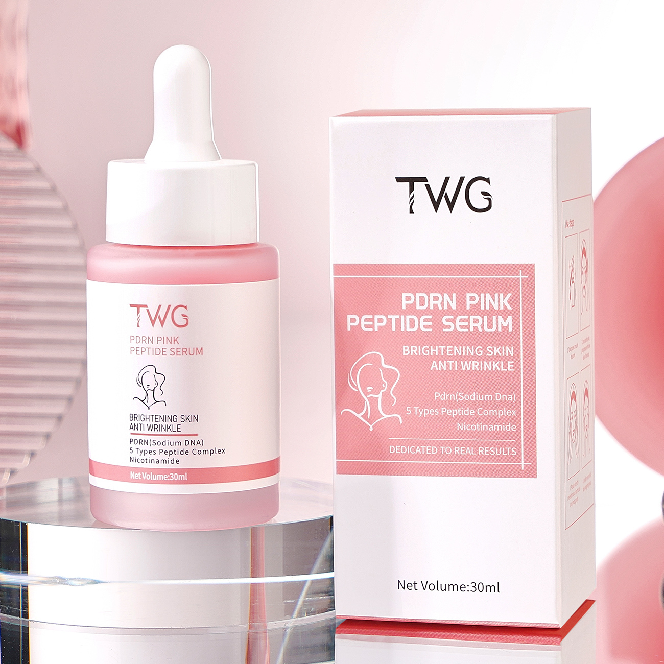 5799 TWG Siero Illuminante & Anti-Rughe con Peptide Rosa PDRN 30ml