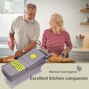 Seçim makinesi 15 in 1 manuel dilimleme 4 in 1 sebze kesicisi kesici ile el blenderi meyve ve sebze araçları - Product Image 4