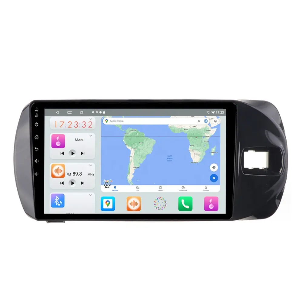 고품질 6 + 128GB 도요타 야리스 비츠 2014 - 2020 자동차 스테레오 라디오 안드로이드 플레이어 GPS Carplay 4G 비디오