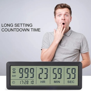 Best Big Digital Countdown Days Timer Clock - 999 Days Count Down Clock Timer per la cucina del laboratorio di laurea - Product Image 4