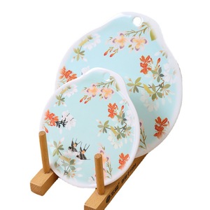 Modern 3D Logo Home Decor <strong>Round</strong> Dining <strong>Table</strong> <strong>Mat</strong> New <strong>Beautiful</strong> Flower Design Heated Plastic Cup and Plate <strong>Mat</strong> for Restaurant - Product Image 1