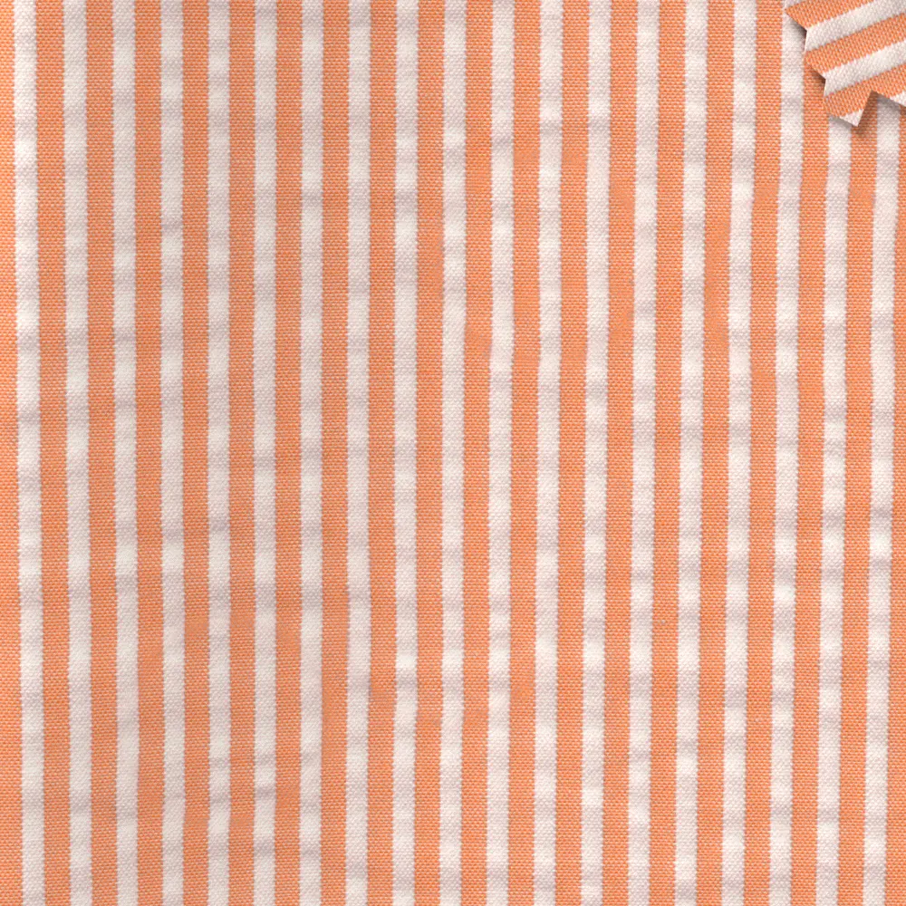 Tessuto Seersucker personalizzato 40s/2 100% cotone tessuto a righe tinto in filo per camicia