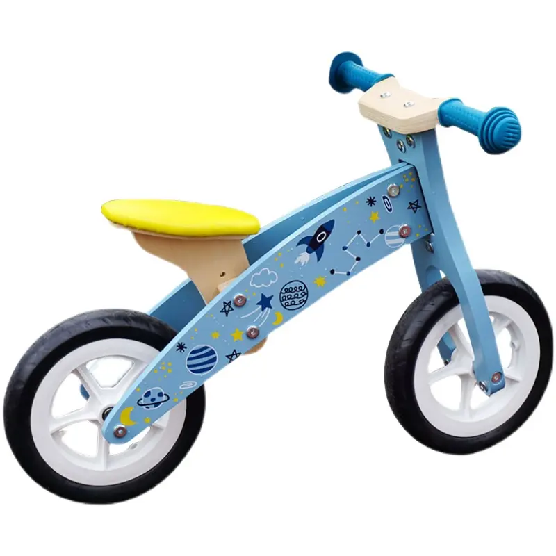 Bilancia in legno bicicletta baby walking running bike toddler kids balance bike in legno