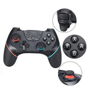 PS4 PC Nintendo Switch iOSビデオゲーム対応ワイヤレスBTゲームUSBジョイスティックコントローラー - Product Image 1