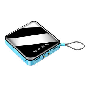 Sınır ötesi 5000 Mah 10000 Mah mobil güç kaynağı, tam ayna LED dijital ekran Mini taşınabilir şarj bankası - Product Image 5