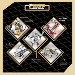 Megatron Fighter <strong>2</strong> Becomes a Christmas Gift for Robot Mecha Building Blocks. - Product Image 2