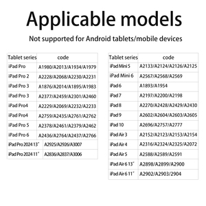 สไตลัสยอดนิยมจากโรงงานสำหรับ iPad ปากกา2018-2024สำหรับ Apple Pencil แม่เหล็กปฏิเสธการชาร์จดินสอสัมผัส - Product Image 4