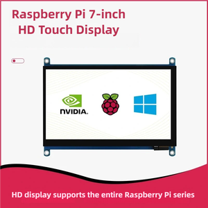 Raspberry PI 7-Zoll-Display HD LCD 5-Punkt-Touch für Raspberry PI 4/3B/Zero Motherboard