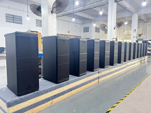 Dual 12-Inch Neodymium <span class=keywords><strong>Line</strong></span> <span class=keywords><strong>Array</strong></span> Luidsprekersysteem Buiten Show Podium Bruiloft 2-weg Passief/Actief Compleet Pa Systeem 99db - Product Image 5