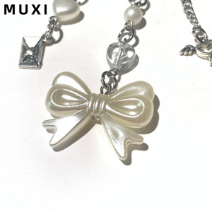 Tatlı ve Girlish kelebek yay anahtarlık tuşları için UV baskı ile sevimli ve oynak kolye aksesuarı - Product Image 6