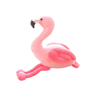<strong>Extra</strong> Soft Flamingo Stuffed Animal Toy Cute Design Birthday Gifts Cuddly Huggable <strong>Plush</strong> Toy for Kids Embroidered Mesh Parties - Product Image 1