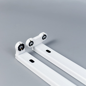 LEDランプ0.6M 1.2M 1.5M LEDチューブ継手フィクスチャ4FT T8ダブルチューブカバーなし工場直販ブラケット - Product Image 6