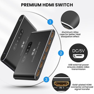 <strong>HDMI</strong> <strong>2</strong>.0 <strong>Switch</strong> 5 in <strong>1</strong> Out with Remote <strong>hdmi</strong> Video <strong>Switch</strong> <strong>HDMI</strong> Switcher Supports 4K 3D UHD HDR Compatible with Fire Stick - Product Image 6