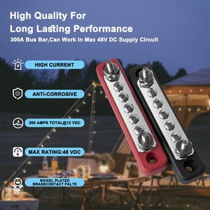 New 5-way <strong>Busbar</strong> High Current 130A 150A 48V Copper <strong>Busbar</strong> Is Suitable for RV, Yacht and Automobile - Product Image 4