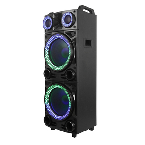 Diamond New Dual 12 Inch Woofer High Power 180w Portable <strong>Speaker</strong> 12v Loud Portable Battery Powered <strong>Speakers</strong> with Microphones