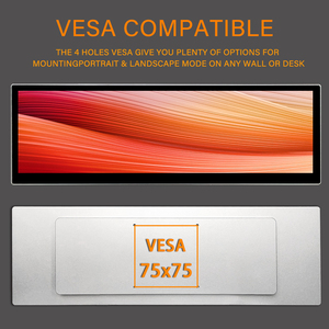 14.5インチ2560x720タイプCIPSLCDAida64PCケース温度モニターセカンダリスクリーン2.5KロングストリップDIsplayストレッチバータイプモニター - Product Image 3