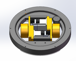 Unidades de rueda de transmisión diferencial Plutools 1000W 150mm para piezas de equipos de manipulación de materiales de fabricación de automóviles AGV - Product Image 6