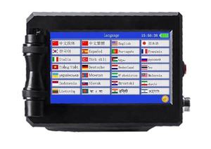 Impresora de inyección de tinta de mano Codificación de fecha de producción Código QR Logotipo de código de barras Impresora de inyección de tinta Bluetooth inteligente térmica pequeña portátil - Product Image 3